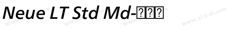 Neue LT Std Md字体转换 Neue LT Std Md字体转换